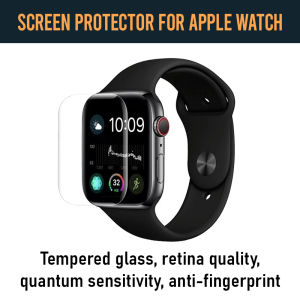 Apple Watch compatible UV Tempered Glass Screen Protector Series 9 8 7 6 5 4 3 2 SE 45mm 44mm 42mm 41mm 40mm 38mm