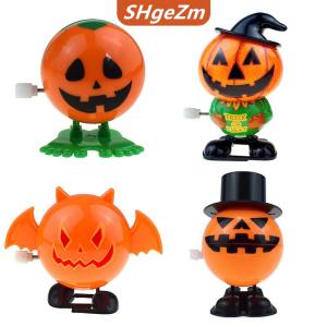 [COD] SHgeZm Đồng hồ retro gió lên kim loại đi bộ nhảy Halloween bí ngô nhảy Ma dơi Robot đồ chơi cơ khí quà tặng trang trí tiệc