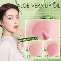 Termurah !!! Lipbalm Pemerah Bibir Aloe Vera 99% Lip Oil Sasimi Aloe Vera / Lipstik Tahan Lama Anti Air Lipstik Tahan Air 24 Jam Lipgloss Bening Aloe Vera Gel Lipstik Korea Soothing Gel Liptint Anak Sekolah Lip Balm SPF Pelembab Bibir Kering dan Hitam. 