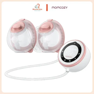 Máy hút sữa điện đôi rảnh tay Momcozy V1 Pro cho mẹ máy vắt sữa di động thông minh - Monnie Kids
