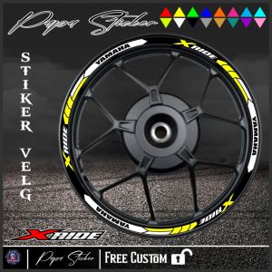 COD Cutting stiker velg Xride Semua tipe motor X ride code 05