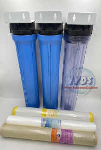 3/4/5 Stage Deep Well Water Filter housing with UV Sterilizer 25w Free Filters 20 inch