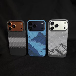 Mountains Rivers Texture Case for iPhone 17 Pro Max Camera Lens Protection Phone Cover Korean Style Shell Hard PC Hull