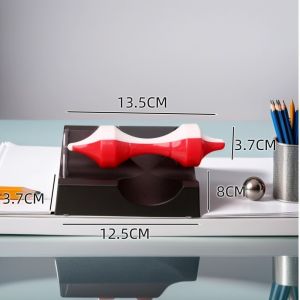 WELLNOW Đồ trang trí để bàn Đồ chơi lơ lửng bằng từ tính Thí nghiệm khoa học Không có pin. Con quay hồi chuyển lơ lửng bằng từ tính Giáo dục Trang trí nhà cửa Máy chuyển động vĩnh cửu