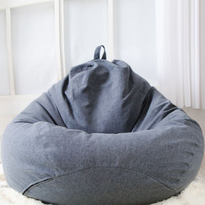 Bestenrose S/M/L/XL Ready-made Bean Bag Sofa Cover bean beg Sofa Bag Chair Cover Indoor Cover (No Filling)