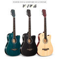 Japanese Yamaha imported guitar beginners male and female students online celebrity 41-inch veneer 38-inch folk novice introduction. 