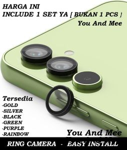 HANS + 1 SET COLOUR Protection Camera Samsung A55 A35 A54 A34 A14 A24 A05 A05s S23 FE S22 ULTRA ZFold 6 5 4 ZFLIP Tempred kaca/Glass Penuh Ful Cover Lens/Lensa Kamera Warna HItam ungu purple Silver Green hijau Z Fold FLip Bening Cin Galaxy Full Frame Plus