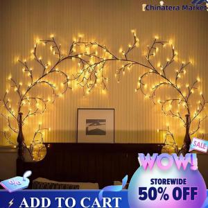 【Chinatera】8 Modes LED Fairy Lights for Vine Tree Branch Decor Remote Control Christmas and Party Lighting