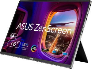 Màn Hình Di Động ASUS ZenScreen OLED MQ16FC 16 inch Với tỷ lệ 16:10 WUXGA 1920x1200 USB-C HDMI - Chính Hãng