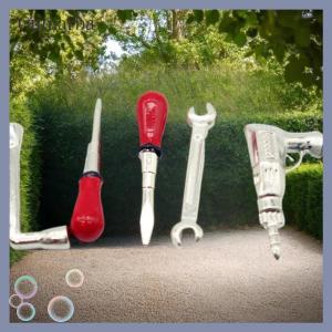 [Cumarba] เครื่องมือซ่อมสว่านสำหรับบ้านตุ๊กตาชุดประแจห้าชิ้นอุปกรณ์โมเดลขนาดเล็กของตกแต่งบ้านตุ๊กตาของเล่นของขวัญสำหรับเด็ก