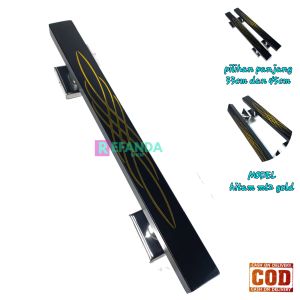 pull gagang atrikan pegangan pintu rumah minimlis panjang 33cm dan 45cm abhan stainless steel untuk pintu depan dan kamar model geser dan tarik
