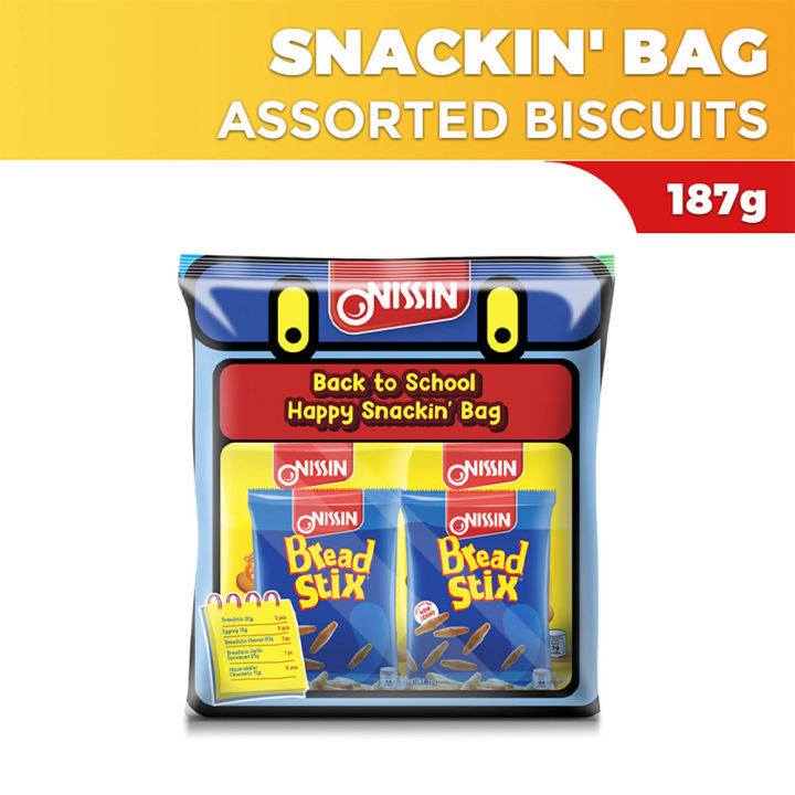 Nissin Back to School Happy Snackin’ Bag 187g