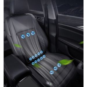 Nệm Lót Ghế ô tô Giải nhiệt với Quạt 16 Vùng siêu mát FanMat Auto (Black) (Cushion Mattress)