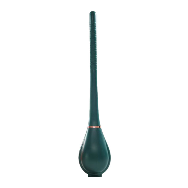 Hygienic Toilet Brush Flexible Toilet Brush Flexible Silicone Toilet Bowl Brush Set with Wall Mount Easy Cleaning No Tangling Hair Modern Design Perfect for Homes