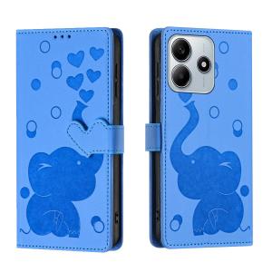 Love Heart Elephant Card Solt Leather Wallet Book Case For Xiaomi Redmi Note 14 Pro 5G 13 12 11 14T 13C 14C Book Cartoon Cover