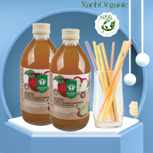 Giấm Táo Hữu Cơ Có Giấm Cái 500ml ProBios Organic