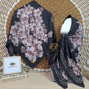 Hijab Jlbab Segiempat Voal Premium Motif Terbaru KEMASAN BOX - SAKURA SERIES