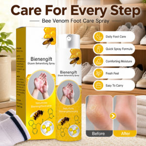 Bee Venom Foot Care Spray Moisturizing Foot Spray Deep Hydration Skin Nourishing Foot Therapy Dry Skin Remedy Heel Care