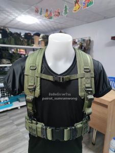 เข็มขัดสนามทหารบก แบบใหม่ สายโยงบ่า ทบ. แบบใหม่ กระติกน้ำ พร้อมนวมรอง เข็มขัดสนามพร้อมสายโยงบ่า กระติกน้ำ ทบ. คุณภาพเกรดพรีเมี่ยม
