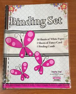 A4 Buku Skrap  / Binding Set  Colour/White 30 SHEET  / Buku Folio / Binding Paper Set / Buku Skrap