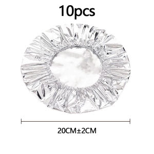 50 pcs Food Grade Aluminum Foil Film Insulation Cover Table Food Insulation Cover Keeps Warm For 6h PAZU