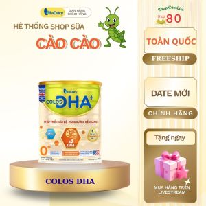 Colos DHA L800g Sữa công thức phát triển trí não tăng cường miễn dịch. Vitadairy.