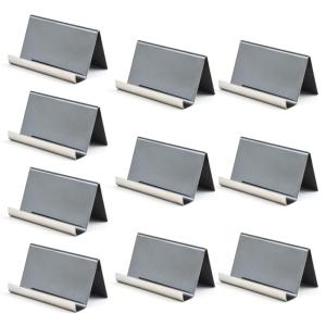 10 cái thép không gỉ Chủ Doanh Nghiệp kệ trưng bày đa mục đích Tên trường hợp điện thoại di động máy tính bảng chủ sở hữu đứng