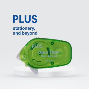 Băng keo 2 mặt OneAction có kèm ruột thay thế thương hiệu Nhật Bản PLUS chất liệu an toàn