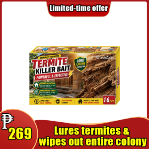 Whole Colony Gone HD Termite bait Termites pesticide for wood Termite baiting system Anay pest control termite eliminate hidden bugs protect furniture safe plant formula long lasting indoor outdoor home warehouse garden use all year round
