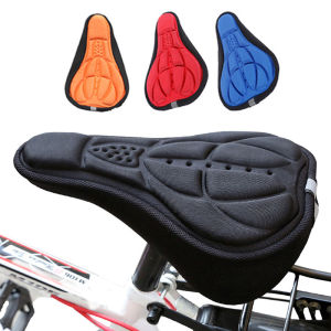 pamelaea Soft 3D Padded Cycling Bicycle MTB Bike Seat Cover Cushion Sponge Foam Comfortable saddles Mat Cushion Bicycle Accessory