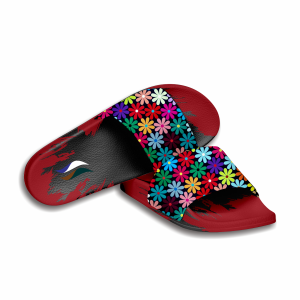ZS73-0328 Sandal Flip-Flop Trendy Wanita Dengan Motif Warna Anak 26-35 Dewasa 36-43 Anti Slip