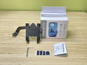 Giá Đỡ Điện Thoại Gắn Xe Máy H2 Kẹp điện Thoại Xe Máy Kim Loại Chống Cướp