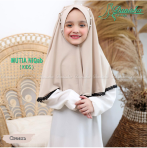 Danisha Hijab Mutia Jilbab Anak Terbaru Murah Instant Kekinian Motif Polos Adem