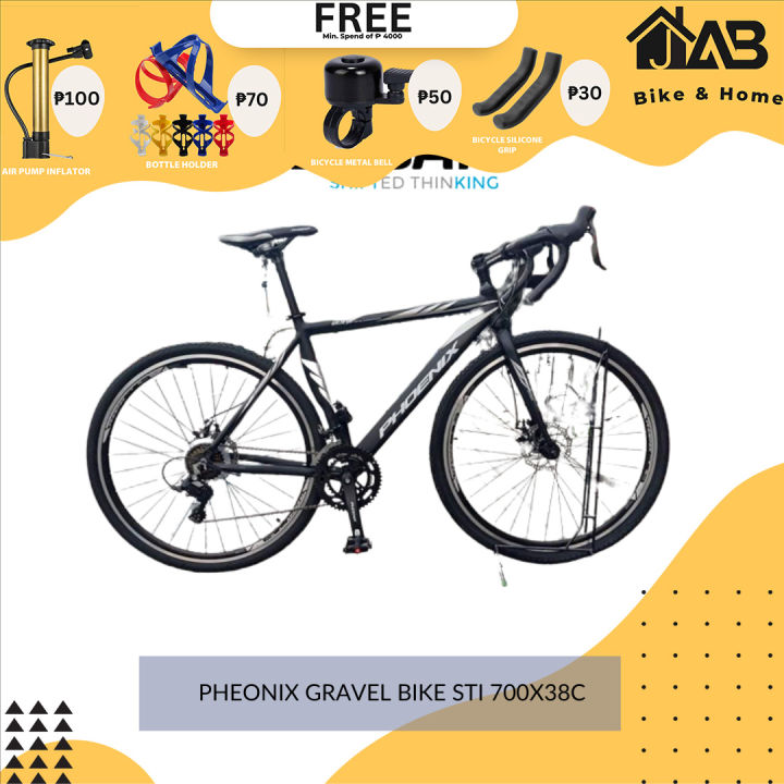 JAB. High end . PHOENIX GRAVEL BIKE STI 700x38c 2X8 SPEED STI