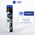 NIVEA Men Deodorant Black & White Fresh Antiperspirant Spray, 150ml. 