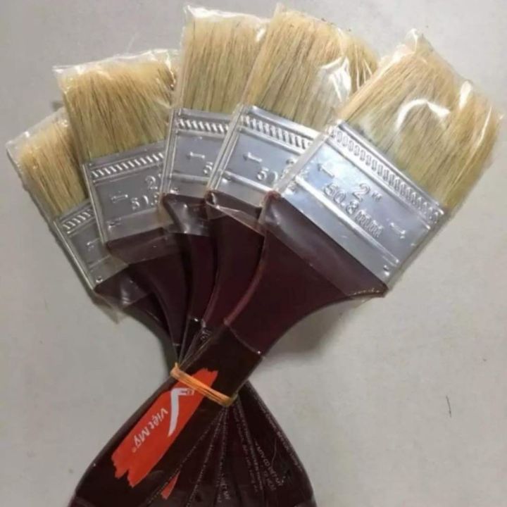 Cọ quét sơn cán nâu (Loại 1inch, 2 Inch, 3 Inch, 4 inch ) thương hiệu ...
