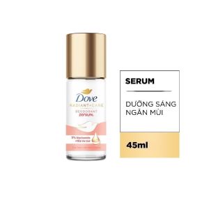 Lăn Khử Mùi Dove 45ml Tinh Chất Serum  3% Niacinamide Dưỡng Da Sáng Mịn Sau 5 Ngày Ngăn Mùi Suốt 48H