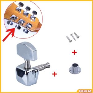 Nurm Guitar String Tuning Pegs Metal Guitar String Button Guitar Knob