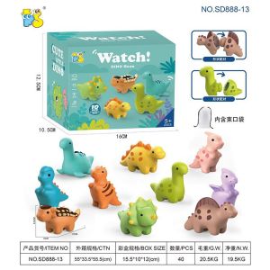 Dinosaur animal matching toy Shape matching toy Kindergarten teaching tools Montessori toys