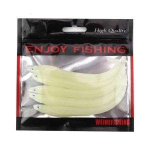 5 cái Mồi Cá tuế câu cá cho Pike mềm Mồi Câu Cá swimbait nước mặn mồi bơi 14cm mồi giả nhân tạo