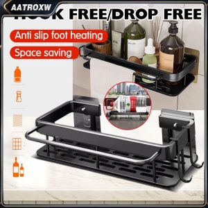 Kitchen Stainless Steel Sink Holder Drain Rack Sponge Storage Faucet Holder Soap Drainer Shelf Basket Organizer Bathroom Accessories   Aatroxw