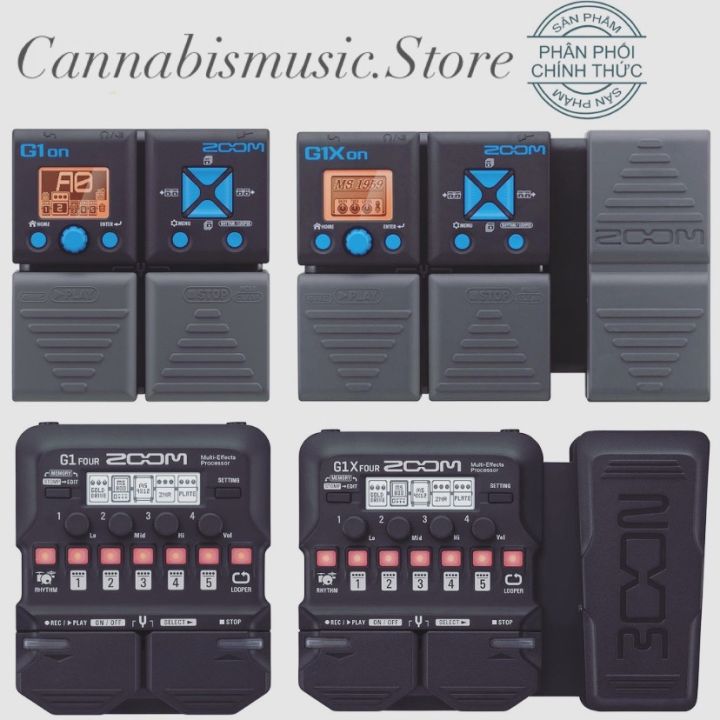 Zoom G1on, G1Xon, G1 Four, G1X Four Phơ Đàn Guitar Bàn đạp Fuzz