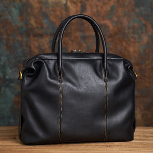 Briefcase Office Bag Leather Laptop Bag Crossbody Bags Messenger Bag For Men Shoulder Bag NASVA