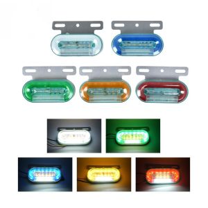 Lampu Bak Led Samping Truk 12v 24v Oval Waterproof Terang Mini 12 Led Universal Fuso Hino