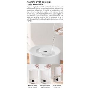 Máy phun sương tạo ẩm H88 miLife cài đặt độ ẩm thông minh