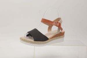 [Free Shipping] Autumn New WomenS Sandals With Rope Soles Wedge Heels Plus-Size Casual And Comfortable Wholesale
