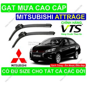 Gạt Mưa Silicon Nano Cao Cấp Kính Lái Mitsubishi Attrage Cặp Gạt Mưa K.ính Lái Mitsubishi Attrage Có Đủ Size Attrage