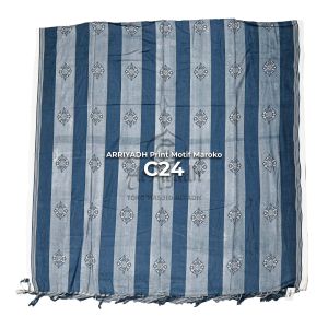 Sorban ARRIYADH Solo Motif MAROKO Garis Warna Print