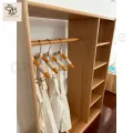 ตู้เสื้ื้อผ้าเด็ก Wooden Kid Closet Japanese Beech Wood (Montessori Method) ตู้เสื้อผ้าไม้เด็ก แนวมอนเตสซอรี่