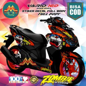Terbaru ⭐⭐⭐⭐⭐BISA COD / BAYAR DI TEMPAT. Decal Stiker Full Body Honda All New Vario 160 2022 Full Body